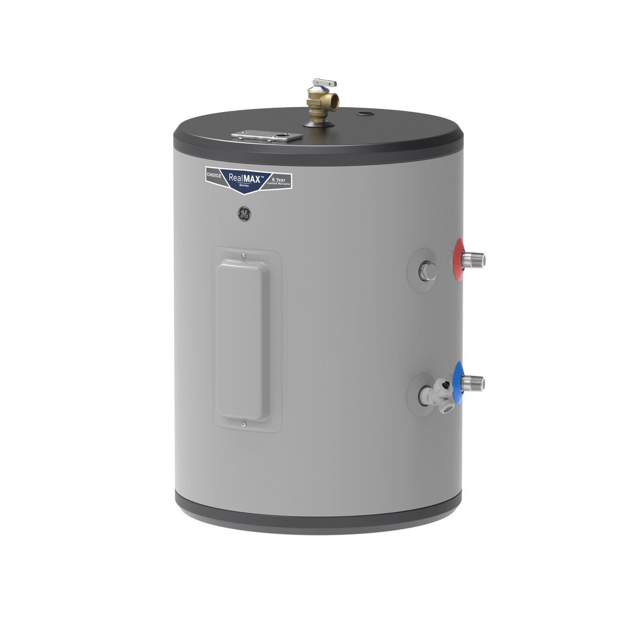 GE® 18 Gallon Side Port Lowboy Electric Water Heater|^|GE20L08BAR
