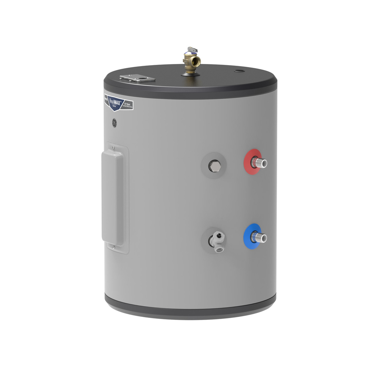 GE® 18 Gallon Side Port Lowboy Electric Water Heater|^|GE20L08BAR