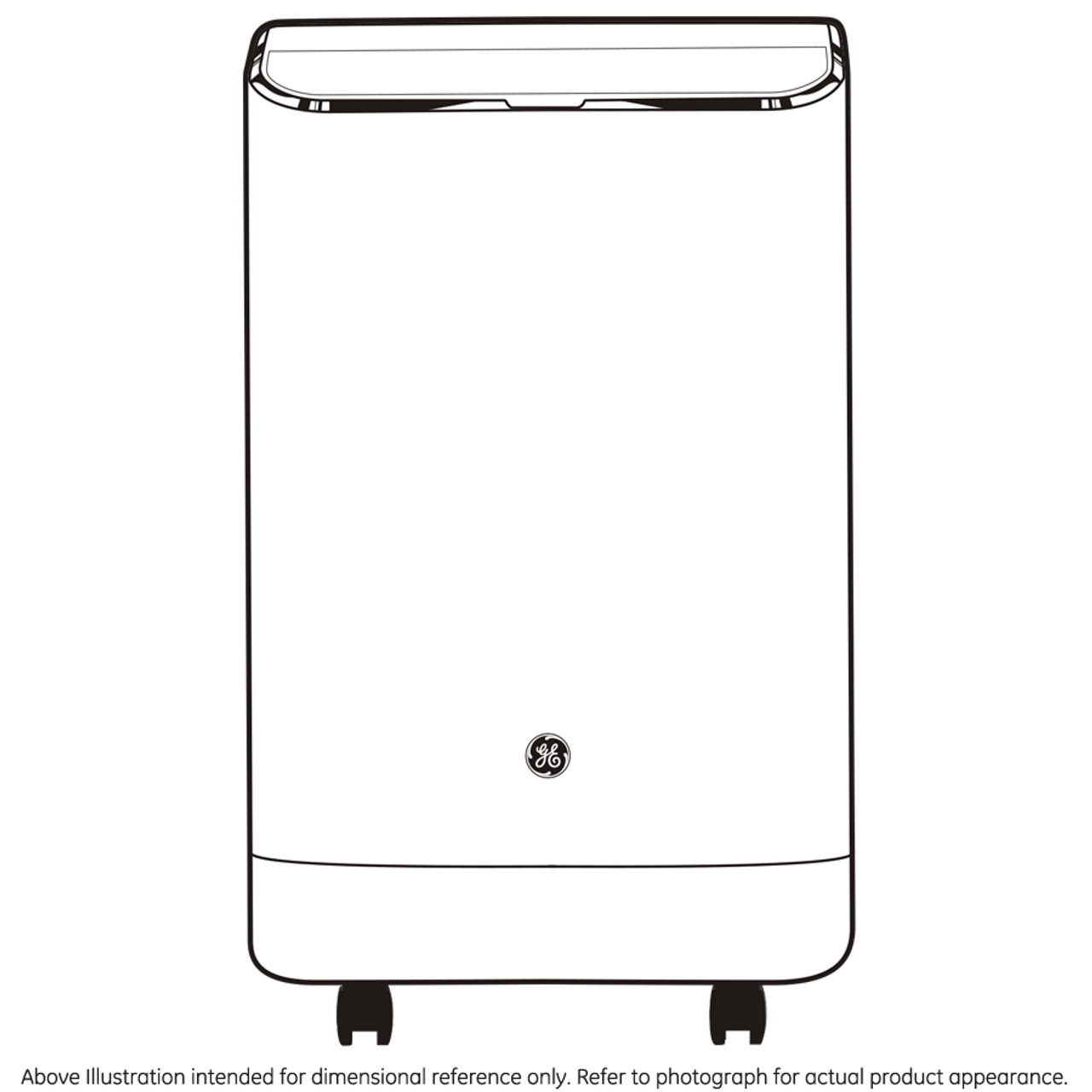 GE® Portable Air Conditioner with Dehumidifier for Medium