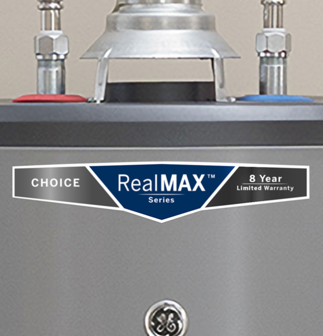 GE RealMAX Choice 40-Gallon Short Natural Gas Atmospheric Water