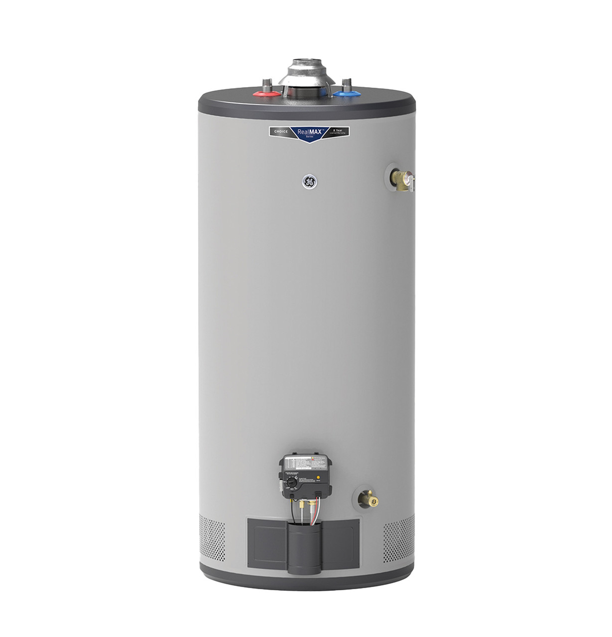 GE RealMAX Choice 40-Gallon Short Natural Gas Atmospheric Water