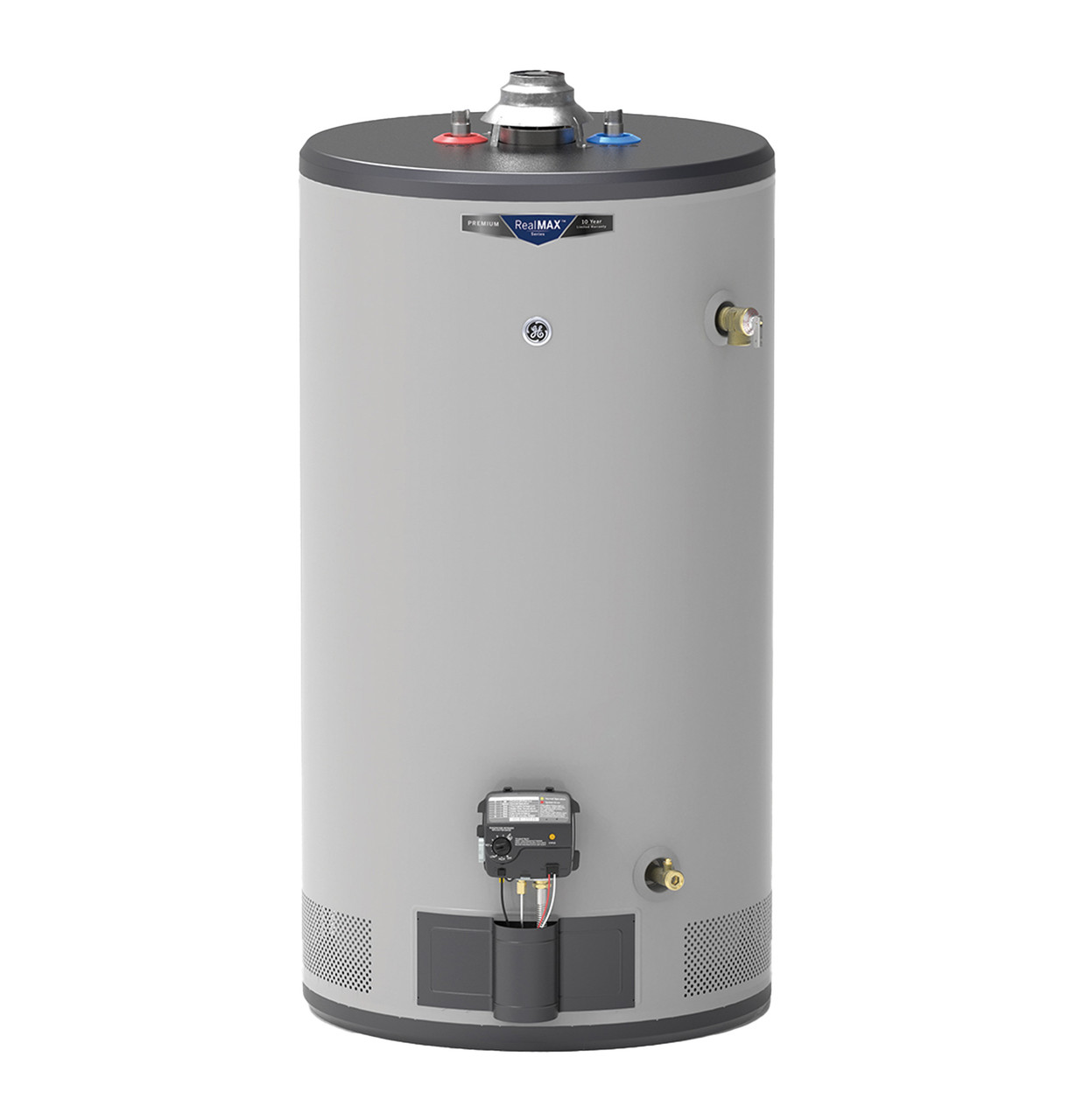 GE RealMAX Premium 50-Gallon Short Natural Gas Atmospheric Water