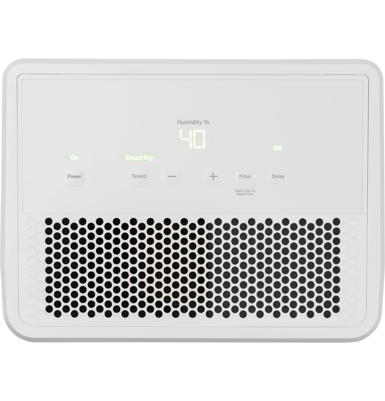 GE® 50 Pint Portable Dehumidifier with Built-in Pump and Smart Dry
