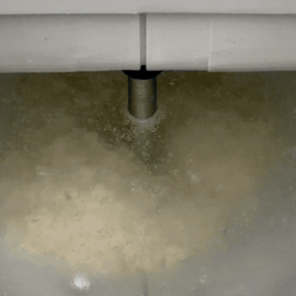 Waste draining