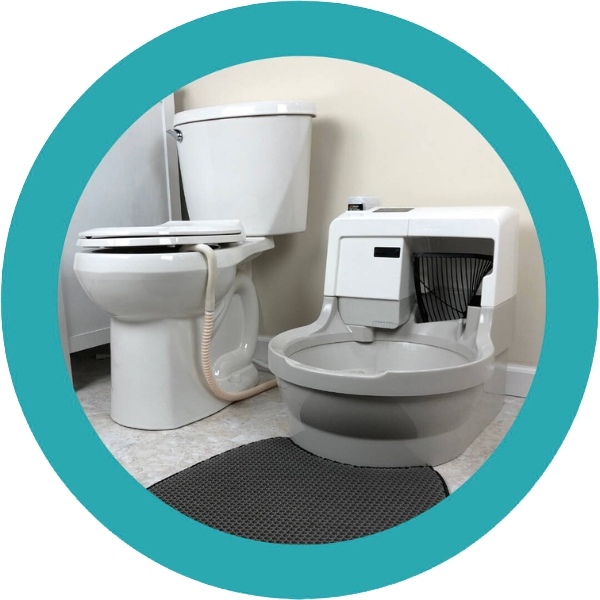 CatGenie installation diagram