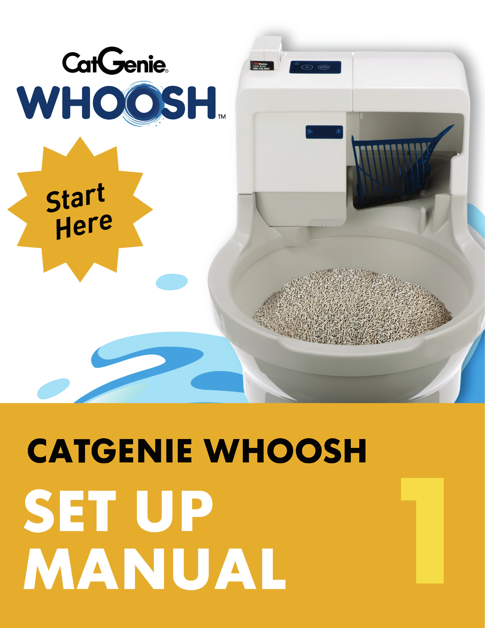 CatGenie WHOOSH Set Up Manual
