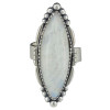 Moonstone 925 Silver Adjustable Ring