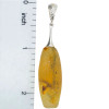 Matte Finish Natural Amber Pendant