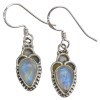 Moonstone .925 Sterling Silver Dangle Earrings