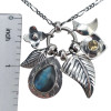 Labradorite Sterling Silver Charm Necklace