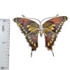 Butterfly Amber Cameo / Intaglio Pin / Brooch