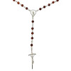 Natural Amber Rosary with Sterling Silver Cross