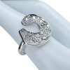 Sterling Silver C Design Ring