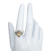 Faceted Citrine Sterling Silver Ring
