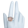 Rose Quartz Sterling Silver Ring