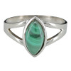 Malachite Sterling Silver Ring