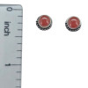 Red Onyx Sterling Silver Stud Earrings
