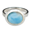 Larimar Sterling Silver Ring