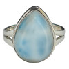 Larimar Sterling Silver Ring