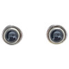 Black Onyx Sterling Silver Stud Earrings