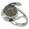 Labradorite Sterling Silver Adjustable Ring