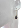 Black Onyx Sterling Silver Dangle Earrings