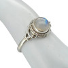 Moonstone Sterling Silver Ring