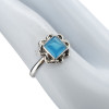 Blue Chalcedony Sterling Silver Ring
