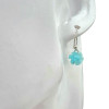 Amazonite Sterling Silver Hook Earrings