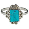 Howlite Sterling Silver Ring