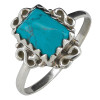 Howlite Sterling Silver Ring