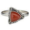 Red Onyx Sterling Silver Ring