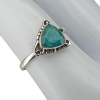 Faceted Composite Emerald Sterling Silver Ring