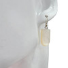 Pearl Sterling Silver Hook Earrings