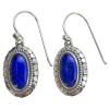 Lapis Sterling Silver Hook Earrings