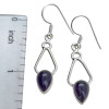 Amethyst Sterling Silver Dangle Earrings