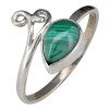 Malachite Sterling Silver Ring