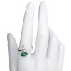 Malachite Sterling Silver Ring