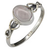 Rose Quartz Sterling Silver Ring