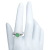 Green Onyx Sterling Silver Ring