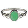 Green Onyx Sterling Silver Ring
