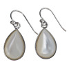 Pearl Sterling Silver Hook Earrings