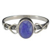 Faceted Composite Sapphire Sterling Silver Ring