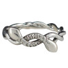 Sterling Silver Interlocking Snakes Ring