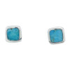 Howlite Sterling Silver Stud Earrings