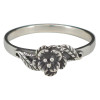 Sterling Silver Rose Ring