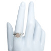 Rose Quartz Sterling Silver Ring