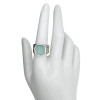 Malachite Sterling Silver Men's Ring