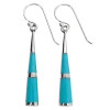 Howlite Sterling Silver Hook Earrings