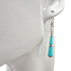 Howlite Sterling Silver Hook Earrings